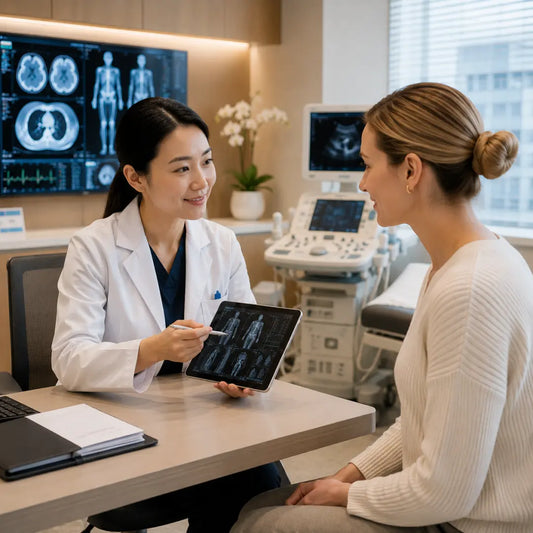 Women's health and executive female screening including breast ultrasound, gynecology screening, MRI and low-dose lung CT at Shanghai Tongren Hospital