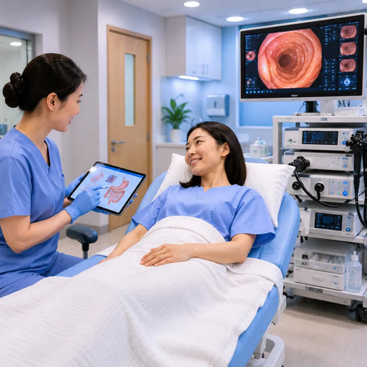 Digestive Endoscopy add-on with gastroscopy, colonoscopy and combined arrangements at Shanghai Tongren Hospital